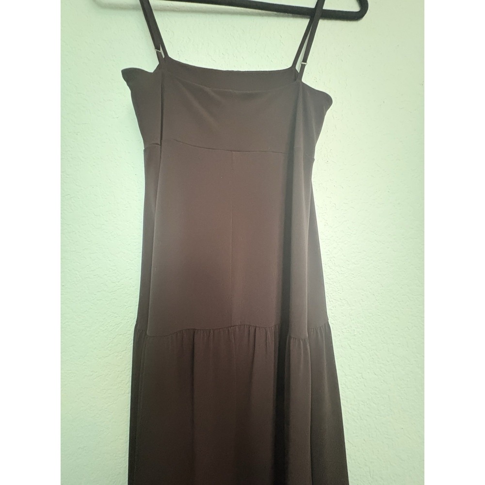 Michael Kors Vintage black, long tiered maxi dress with spaghetti straps -medium - Picture 4 of 13